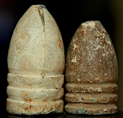 Civil War Bullets - 2 CS Nose Cast-Nice  ~  TL8230  $12