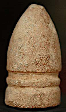 Civil War Bullet - Near One Ring Gardner  ~  TL8195  $14