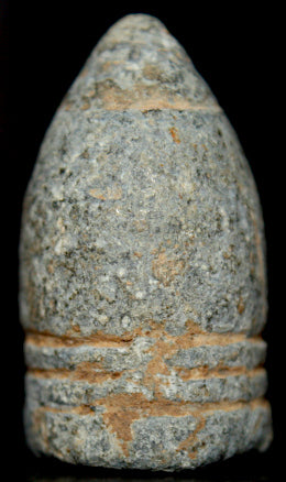 Civil War Bullet - 0.69cal. Belgian w/UnCut Nose Sprue  ~  TL8304  $35