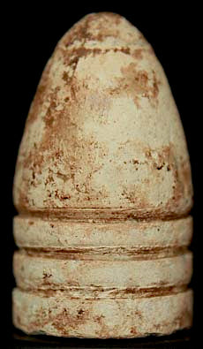Civil War Bullet - Ogival Cavity-CSA  ~  TL8386  $20