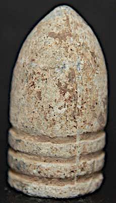 Civil War Bullet - GA Troops w/Teat  ~  TL8330  $20
