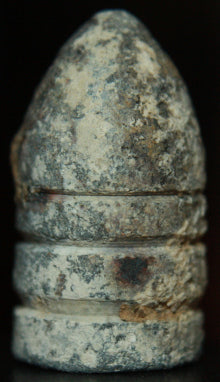 Machined Ring Civil War Bullet with Spaced Rings  ~  TL8168  $12