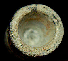Civil War Bullet - Confederate Salvaged Lead-Great Striations  ~  TL8394  $24