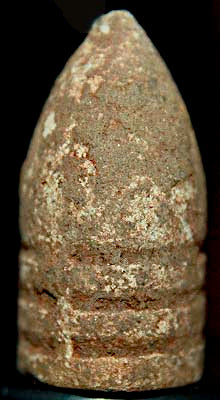 Civil War Bullet - Crude Mold-CSA  ~  TL8414  $15