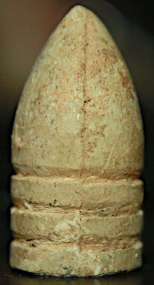 Civil War Bullet ~ M&M 647 Confederate Cone Pin Cavity ~  TL8186  $22