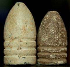 Civil War Bullets - 2 CS Nose Cast-Nice  ~  TL8230  $12