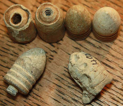 A Nice Pile of Civil War Bullets  ~  TL8008  $20