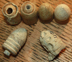 A Nice Pile of Civil War Bullets  ~  TL8008  $20