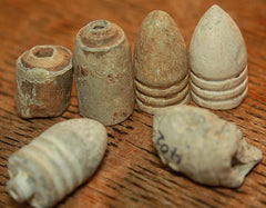 A Nice Pile of Civil War Bullets  ~  TL8008  $20