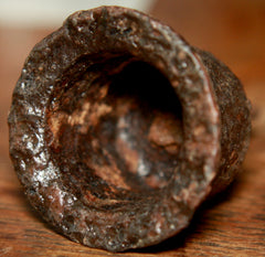 SOLD-SOLD  Civil War Iron Candle Stick Holder  ~    $55  SOLD-SOLD