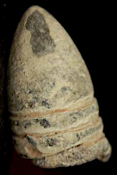 Civil War Bullet - 0.58 Caliber Triangle Cavity-Carved  ~  TL7458   $15