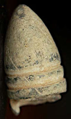Civil War Bullet - 0.58 Caliber Triangle Cavity-Carved  ~  TL7458   $15