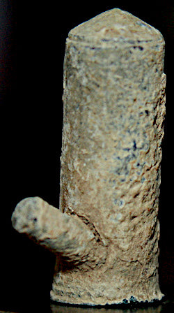 SOLD   Civil War Bullet - Carved Lead - Smoking Pipe?  ~  TL8184  SOLD-SOLD