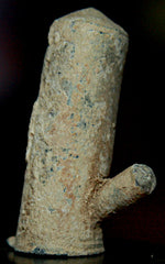 Carved Civil War Lead-A Smoking Pipe?  ~  TL8078  $50