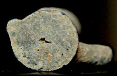 SOLD   Civil War Bullet - Carved Lead - Smoking Pipe?  ~  TL8184  SOLD-SOLD