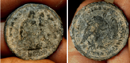 SOLD Counterfeit Seated Liberty Quarter Dug Years Ago At Vicksburg, Miss SOLD-SOLD