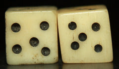 Home Made Bone Dice-Very Nice  ~  TL8010  $25