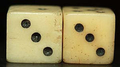 Home Made Bone Dice-Very Nice  ~  TL8010  $25