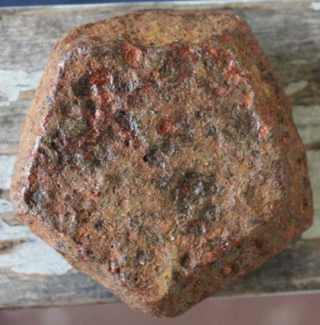 Confederate Cannon Ball Frag-5 sided  ~  TL7976  $22