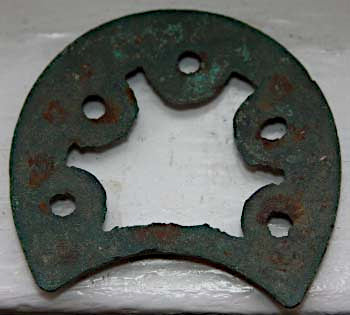 Solid Brass Dug Boot Heel Plate  ~  TL8128  $30