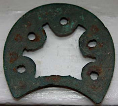 Solid Brass Dug Boot Heel Plate  ~  TL8128  $30