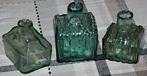 Civil War Era Inkwells - All Are Nice  ~  TL8336  $60 for all three