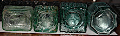 Civil War Era Ink Wells x 4 - Fancy  ~  TL8395  $55