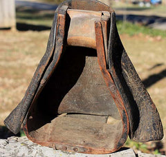 Very Old Wooden Stirrup-Hooded  ~  TL7793  $70