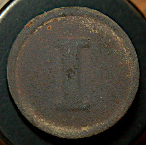 Civil War Button - CS Block I-Channel Back  ~  TL8257  $90