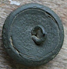 Civil War Brass A Button with a Lined A  ~  TL8348  $165
