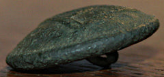 Civil War Brass A Button with a Lined A  ~  TL8348  $165