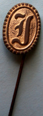 Script I Lapel/Hat Pin-Very Nice  ~  TL8092  $75