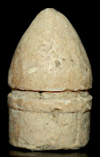 Civil War Bullet - Punch Hole Cavity-EC  ~  TL8398  $45