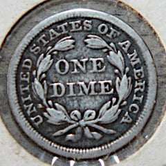 1856 Seated Liberty Dime-Nice  ~  TL8264  $20
