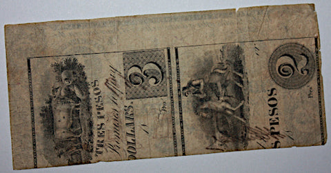 The State of Louisiana $1 Bill-1862  ~  TL8267  $65