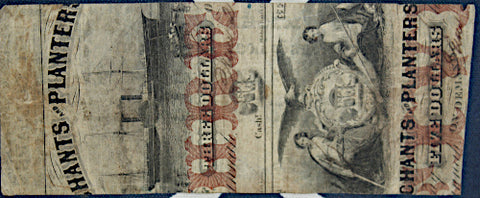 Civil War Dated $2 Note - Recycled  ~  TL8283