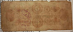 Civil War Paper Money - $5 Charleston, SC  ~  TL8405  $40