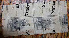 Civil War Paper Money-N.C. Recycled-1863  ~  TL8409  $45