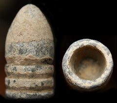 Mckee & Mason 435 Three Ring Minie Ball  With A Large Cylinder Cavity
