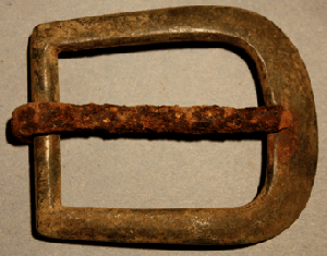 Large Brass Belt Buckle  TL3326
