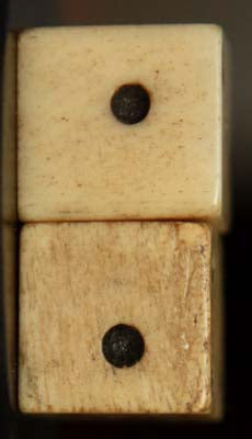 TL7161 Bone Dice Set-Saw Marks & Bone Grain Visible  $30