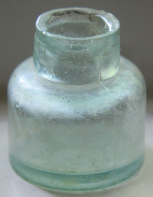 Small Aqua Green Ink Well  TL6614