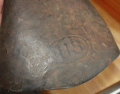 TL6880 Pair of Leather Hooded McClellan Saddle Stirrups - US Embossed