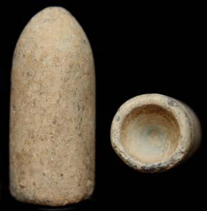 Confederate Vicksburg Rifle Bullet Found In The Thomas Roundball To Rimfire Series