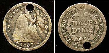 1853, With Arrows, Silver Half Dime