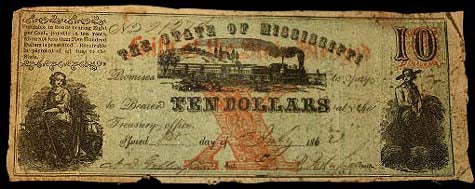 $10 Mississippi Note